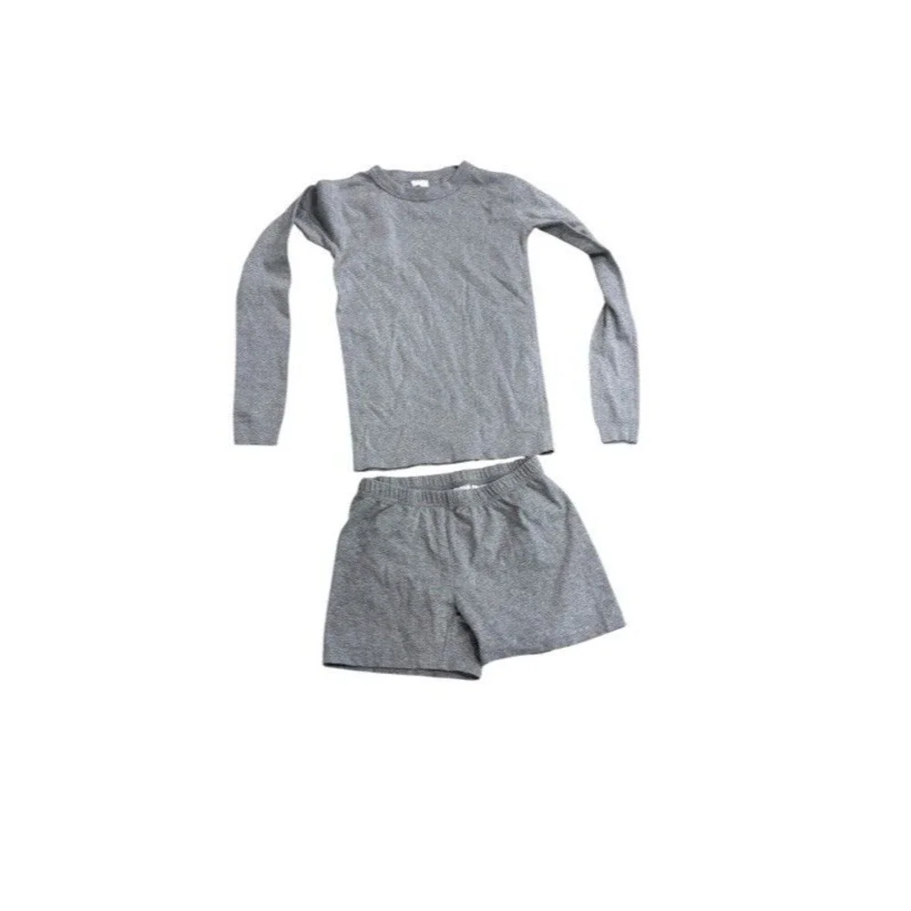 HANNA ANDERSSON Gray SHORT JOHN Pajamas 160 14